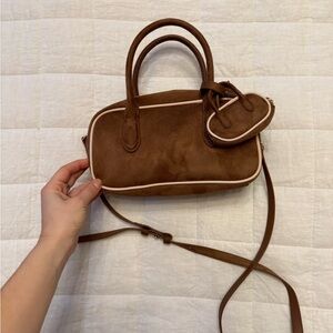 E.L.F. H&M Brown Women's Handbag with Bag Charm